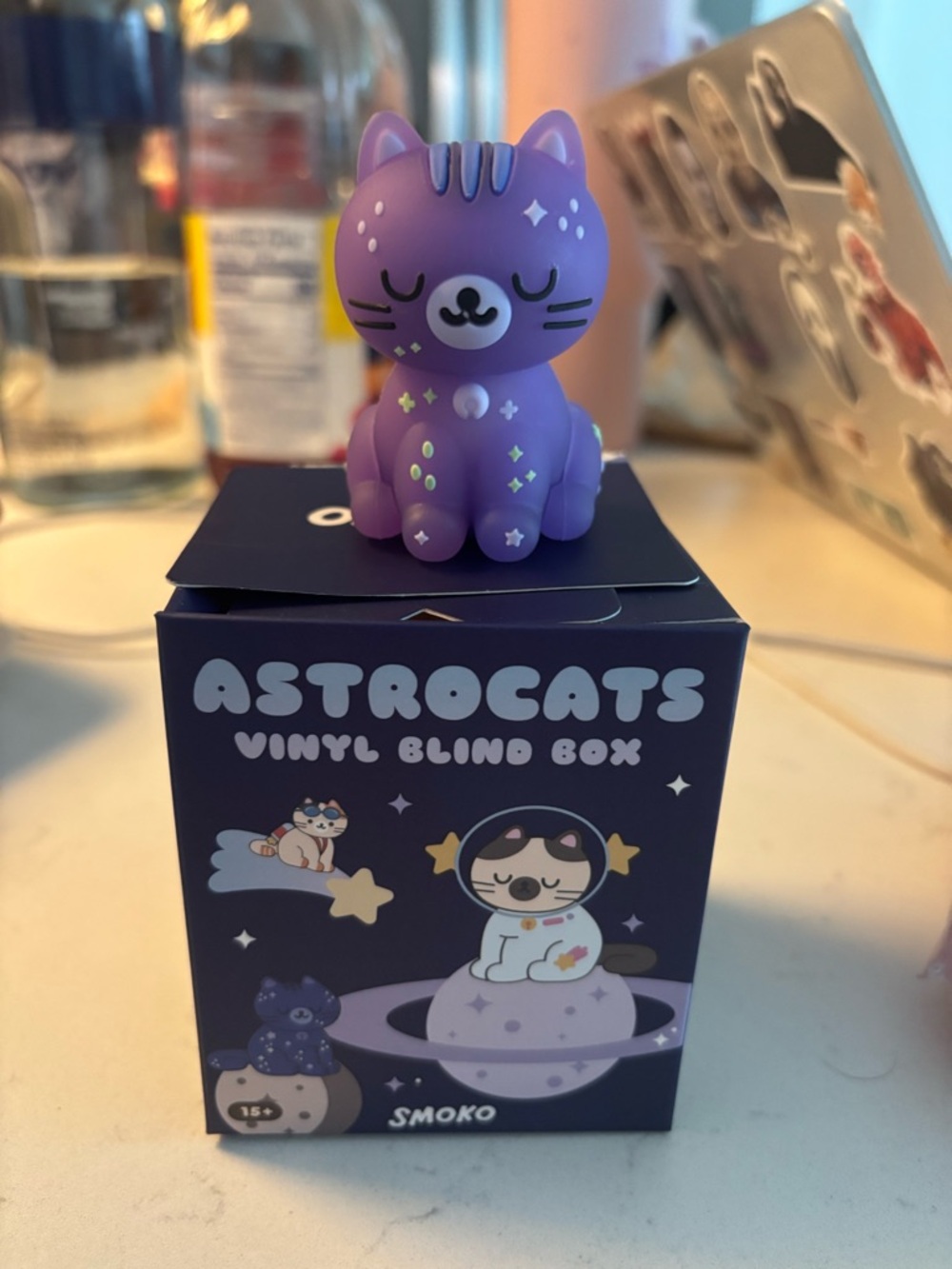 Smoko Astrocats Purple Vinyl Blind Box Collectible